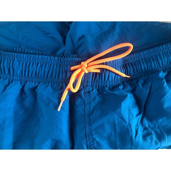 SILKWORLD Men's Swim Trunks Quick Dry Beach Shorts w/Pockets Blue Size US XXL - Picture 7 of 8